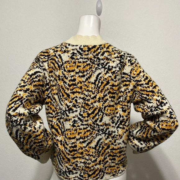Rachel Comey x Target Animal Print Crewneck Pullover Sweater Size S - Picture 5 of 9